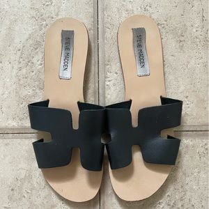 Steve Madden Grace Slide Sandals size 8 black